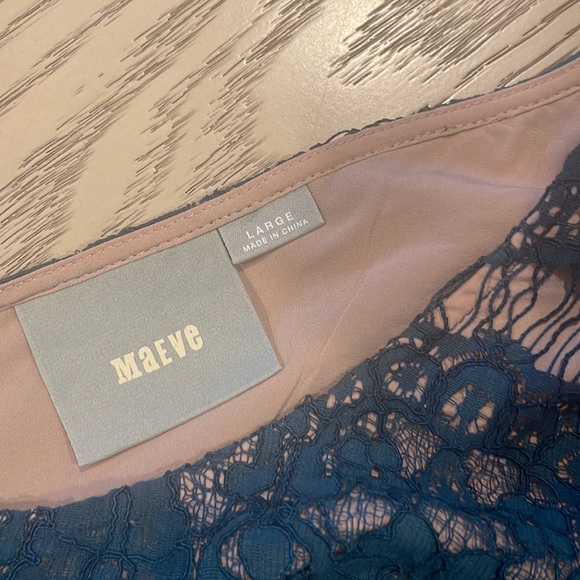 Anthropologie Lace Peplum Dress - Picture 2 of 3